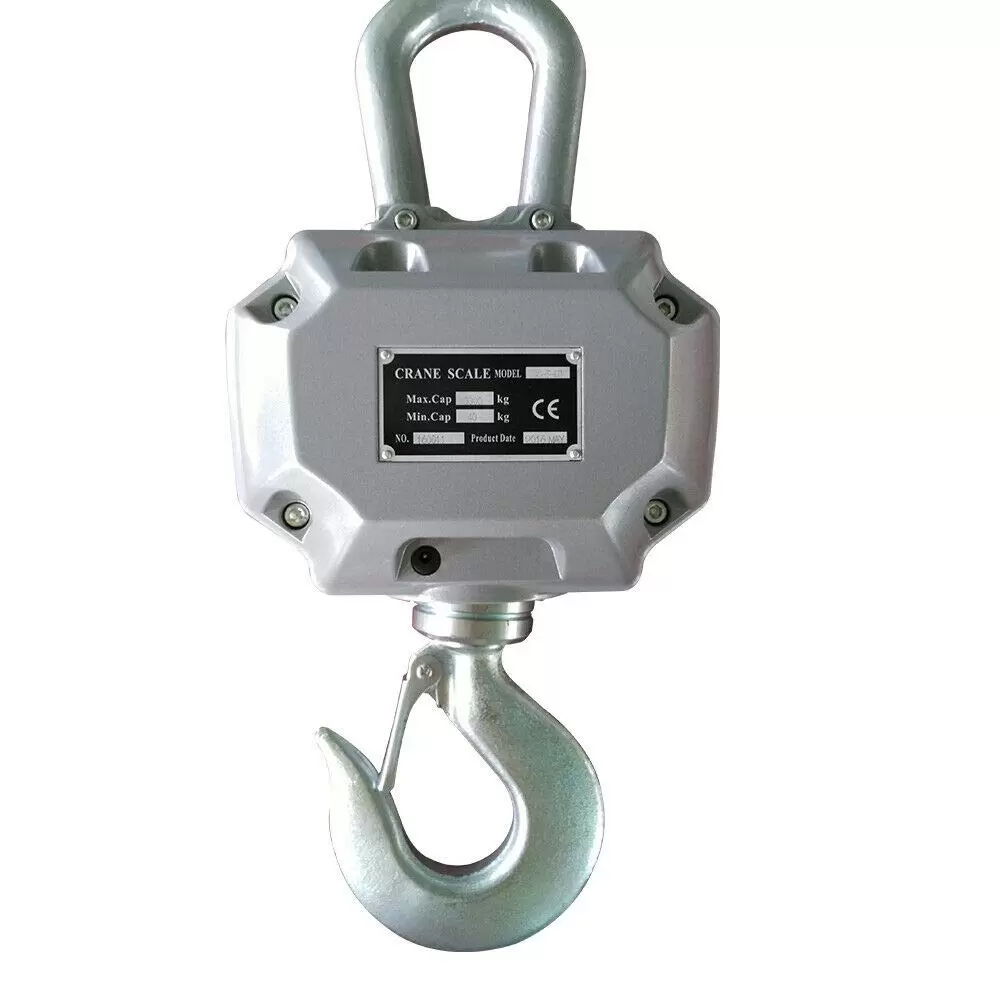 5000KG Elektronische Kranwaage 3T/5T LED Industriewaage Digital Hängewaage Haken mit Fernbedienung