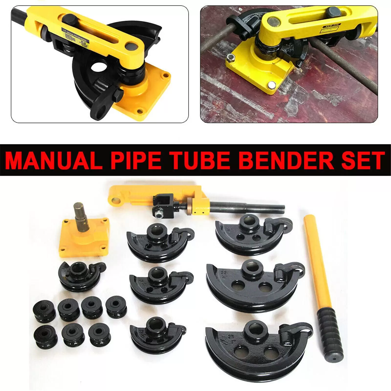 Hand Rohrbieger Rohrbiegegerät Bieger Mechanische Heavy Duty Rohrbiegemaschine