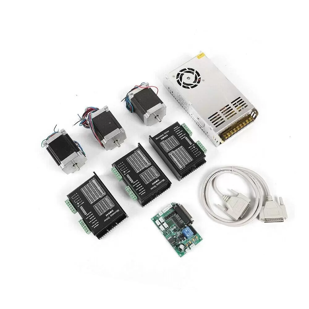 3 Achse Nema 23 Stepper Motor + DM542A 4.2A Netzteil
