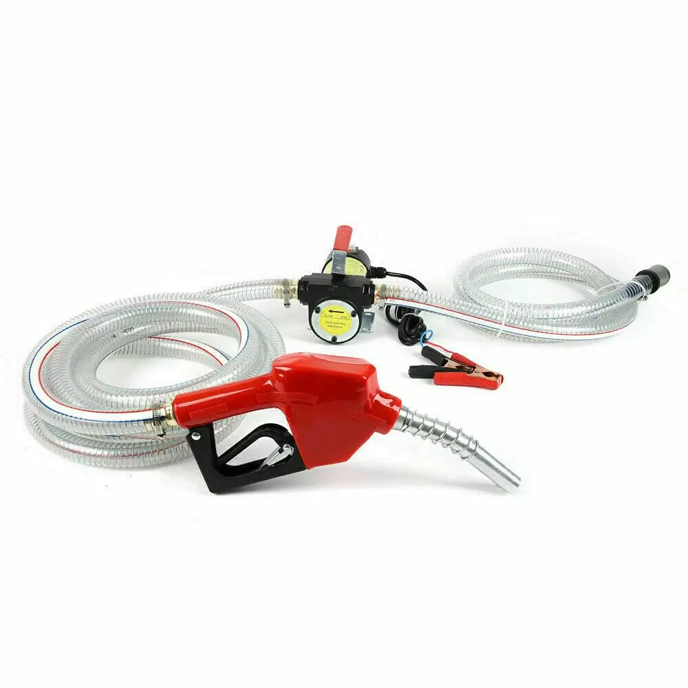 12V Selbstansaugende Dieselpume Heizölpumpe Ölpumpe Automatik Pistole mit PVC