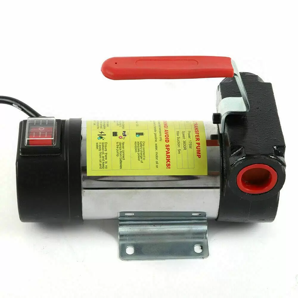 12V Selbstansaugende Dieselpume Heizölpumpe Ölpumpe Automatik Pistole mit PVC