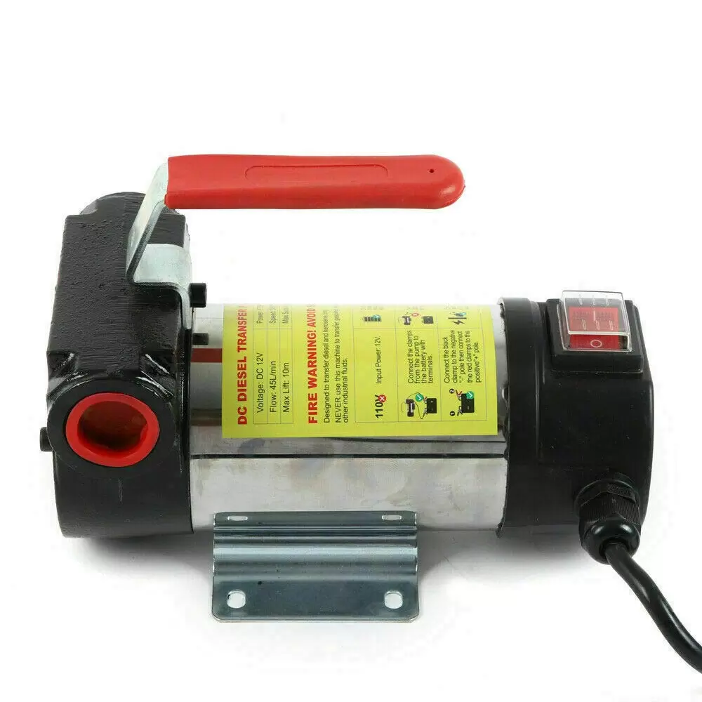 12V Selbstansaugende Dieselpume Heizölpumpe Ölpumpe Automatik Pistole mit PVC 12V Selbstansaugende Dieselpume Heizölpumpe Ölpumpe Automatik Pistole mit PVC