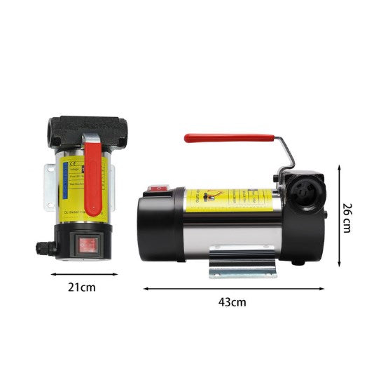 12V Selbstansaugende Dieselpume Heizölpumpe Ölpumpe Automatik Pistole mit PVC
