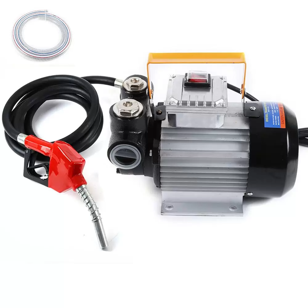 550W 60L/Min Dieselpumpe Heizölpumpe Selbstansaugend Ölpumpe Mit Automatik Zapfpistolle
