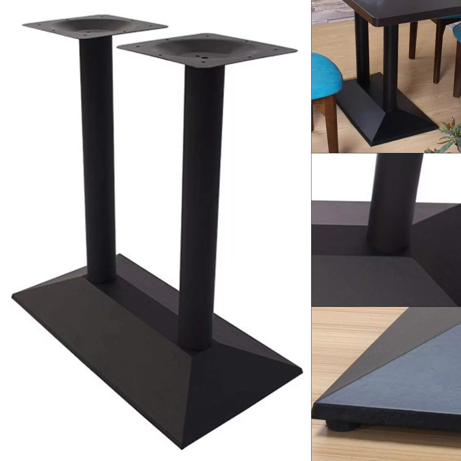 Tischgestell Metall Schwarz Stehtischgestell Höhe 72cm Tischfuß Tischgestell Metall Schwarz Stehtischgestell Höhe 72cm Tischfuß