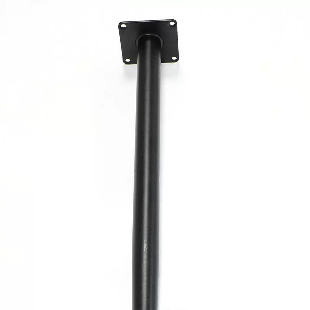Tischbeine Konisch Tischgestell Metall Schwarz 4 x 72cm für Schreibtisch Couchtisch Bank