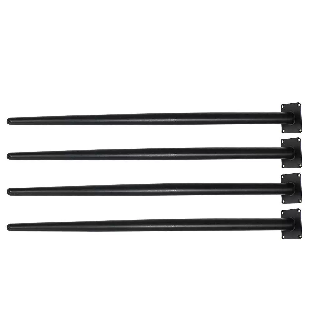 Tischbeine Konisch Tischgestell Metall Schwarz 4 x 72cm für Schreibtisch Couchtisch Bank Tischbeine Konisch Tischgestell Metall Schwarz 4 x 72cm für Schreibtisch Couchtisch Bank
