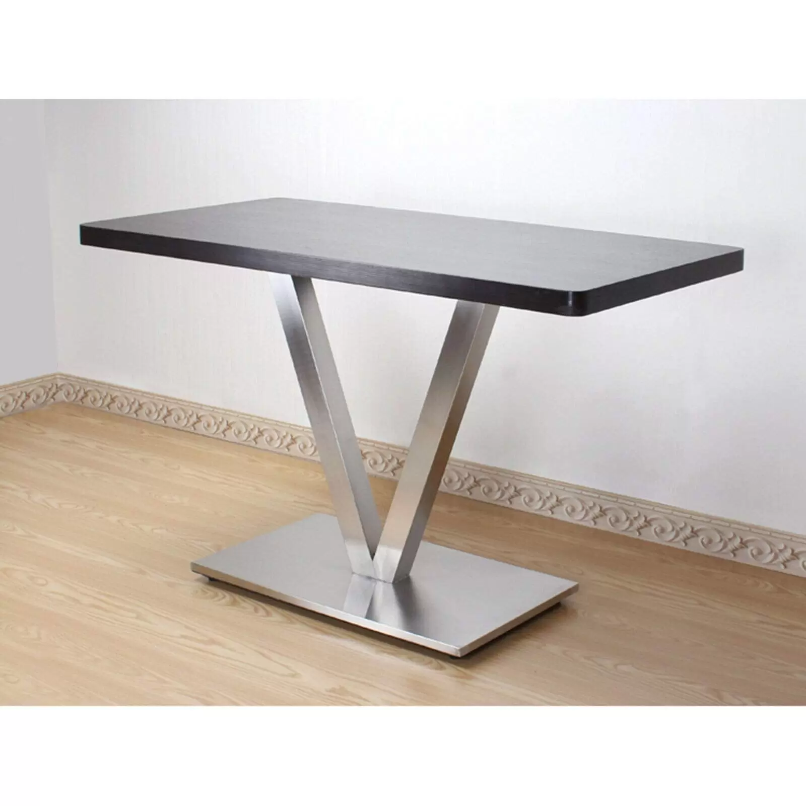 Edelstahl V-Form Tischbeine Tischfüße 70cm Edelstahl V-Form Tischbeine Tischfüße 70cm