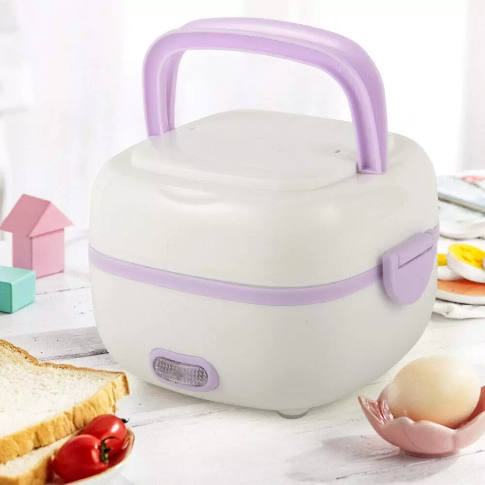 1L Reiskocher Elektrische Multifunktions Lunchbox Tragbare Warm halten Mahlzeit
