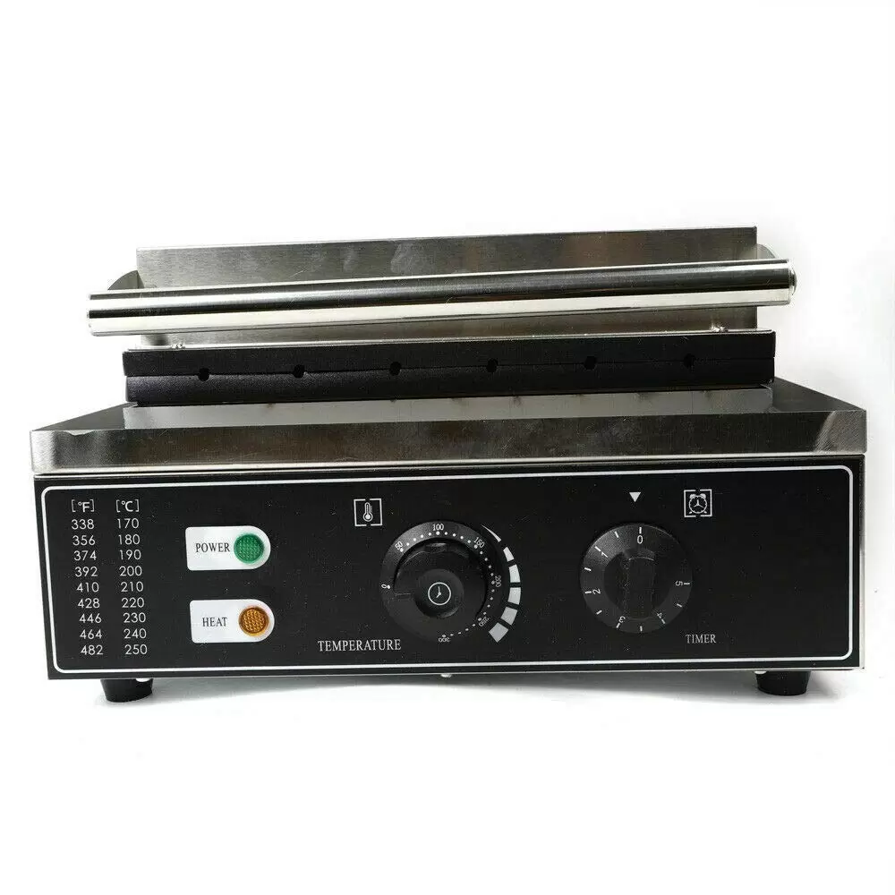 1500W Kommerzielle 6 Stück NonStick Waffeleisen Hot Dog Maschine Stick Baker