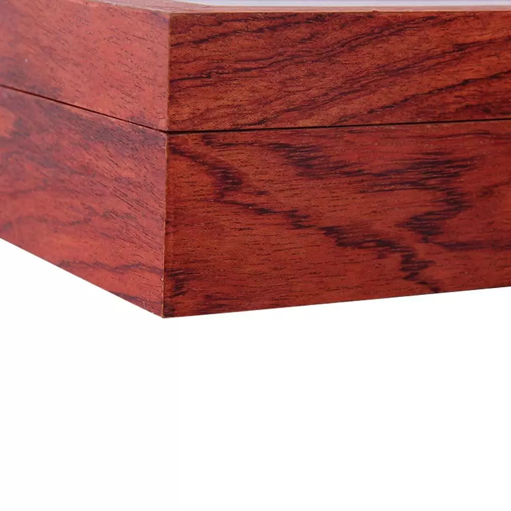 6/10/12 Uhrenbox aus Holz und Samtstoff Vintage Uhrenschatulle Display Organizer Uhrenschachtel 6/10/12 Uhrenbox aus Holz und Samtstoff Vintage Uhrenschatulle Display Organizer Uhrenschachtel