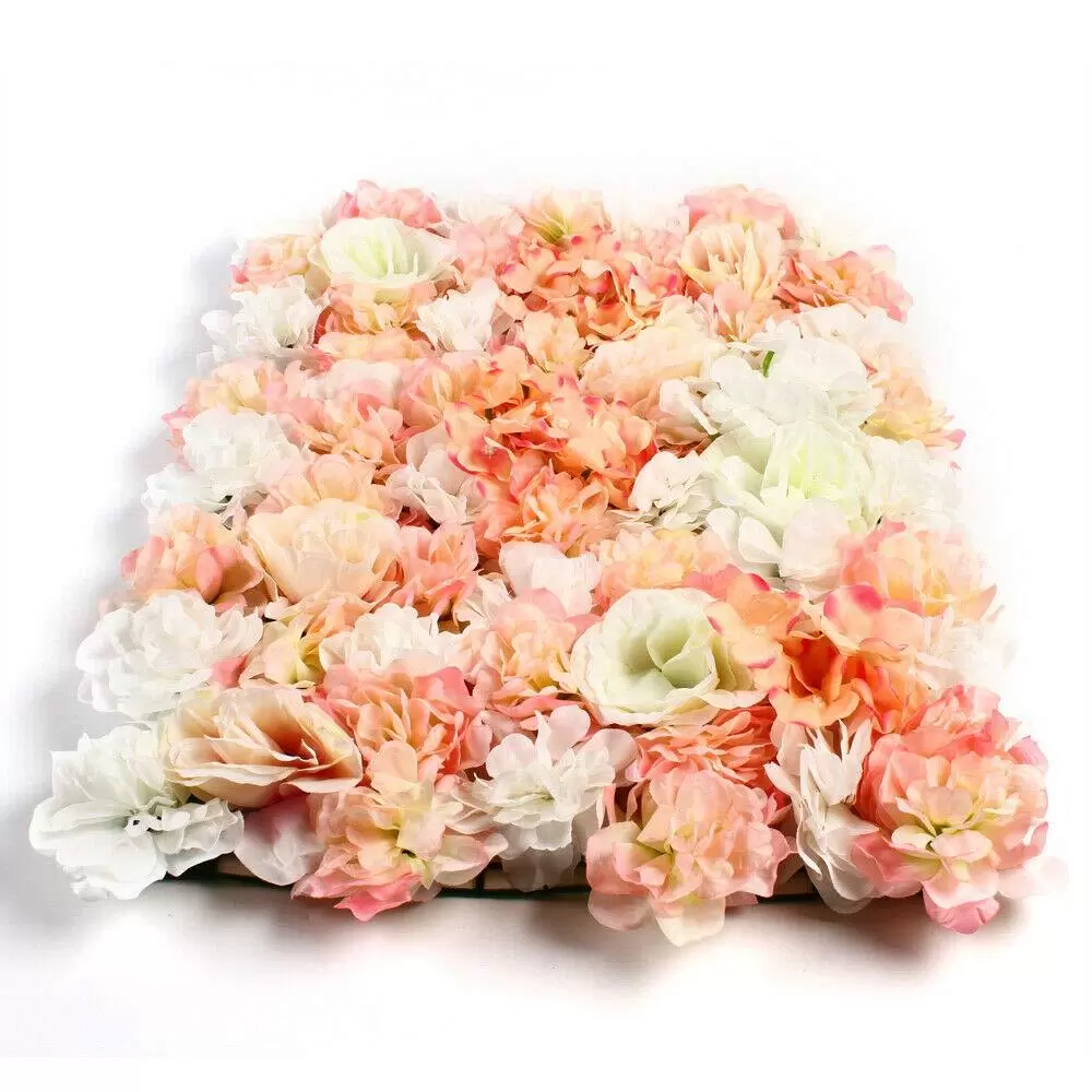 5pcs romantische Wand Panel Blumen Hochzeit Ornamente Künstliche Seidenblume
