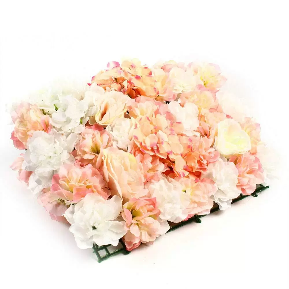 5pcs romantische Wand Panel Blumen Hochzeit Ornamente Künstliche Seidenblume