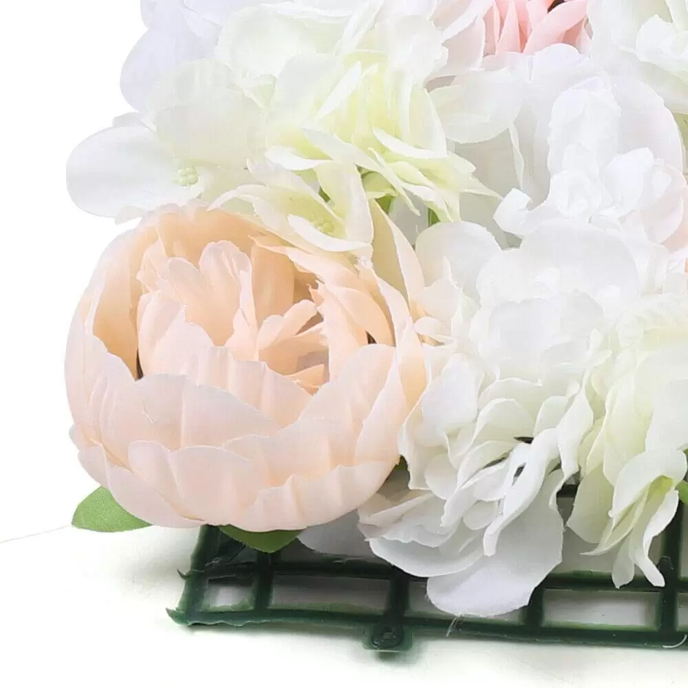 Künstliche Blumenwand DIY Hochzeit Hintergrund 20-teiliges Romantische Kunstblumen Wall Künstliche Blumenwand DIY Hochzeit Hintergrund 20-teiliges Romantische Kunstblumen Wall