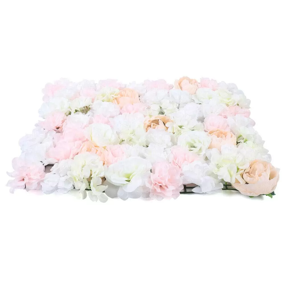 Künstliche Blumenwand DIY Hochzeit Hintergrund 20-teiliges Romantische Kunstblumen Wall Künstliche Blumenwand DIY Hochzeit Hintergrund 20-teiliges Romantische Kunstblumen Wall