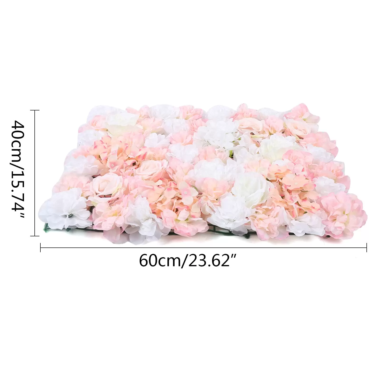 CNCEST 40 * 60cm 6pc Künstliche Blumenwand Hintergrund Rosenwand Wand für Schaufenster CNCEST 40 * 60cm 6pc Künstliche Blumenwand Hintergrund Rosenwand Wand für Schaufenster