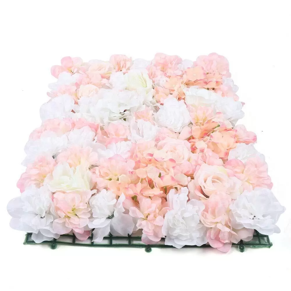 CNCEST 40 * 60cm 6pc Künstliche Blumenwand Hintergrund Rosenwand Wand für Schaufenster