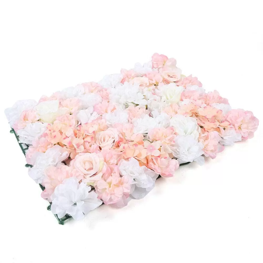 CNCEST 40 * 60cm 6pc Künstliche Blumenwand Hintergrund Rosenwand Wand für Schaufenster