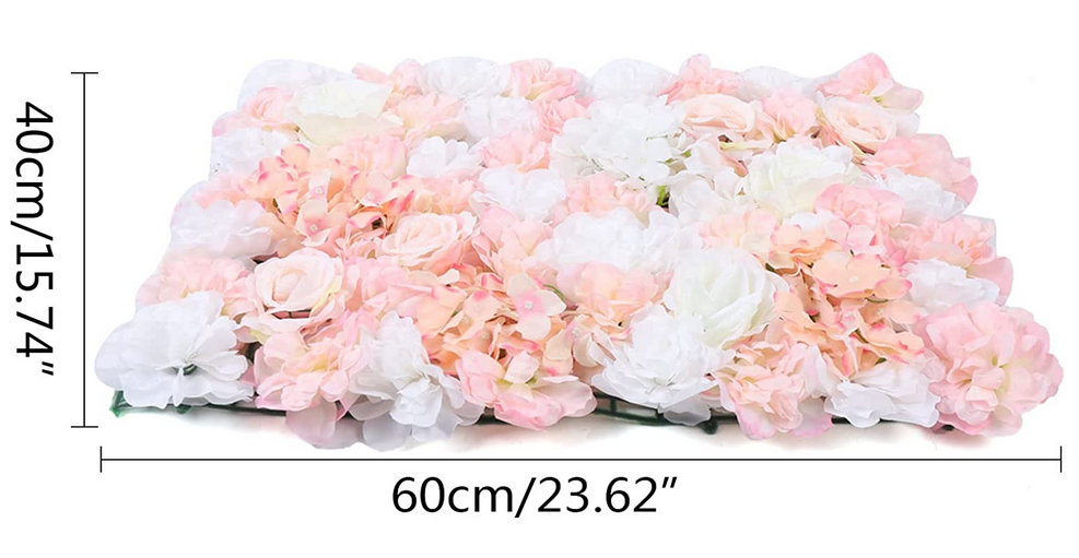 40 * 60cm 6pc Künstliche Blumenwand Hintergrund Rosenwand Wand für Schaufenster