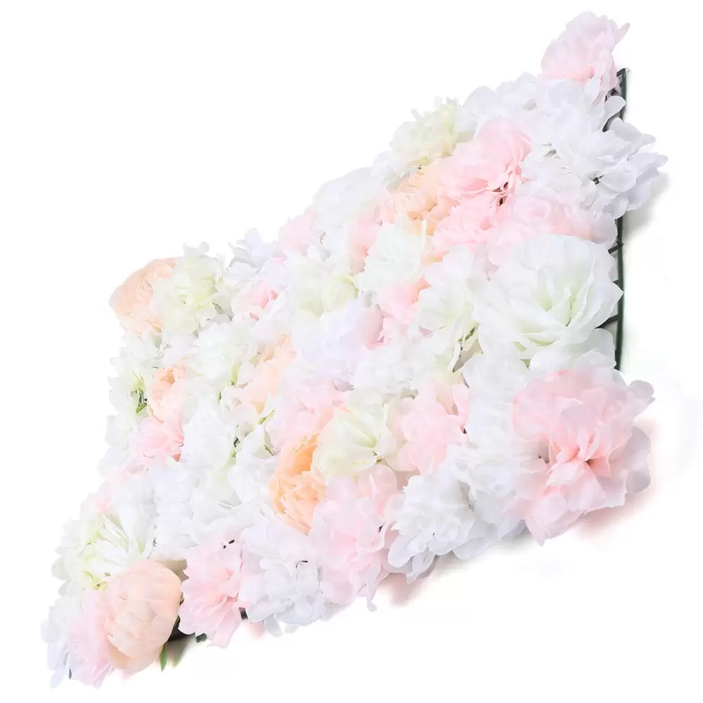 40*60 cm 10x Kunstblumenwand Rose Wand, Gartenhochzeitsdekoration Kunstblumenbrett