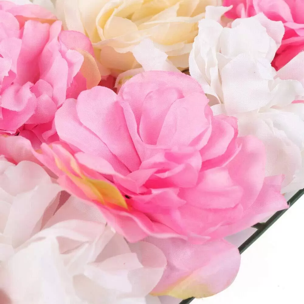 Künstliche Blumen Säule Wand 12er-Set Kunstblumen Blumenwand Rosenwand Blumen Künstliche Blumen Säule Wand 12er-Set Kunstblumen Blumenwand Rosenwand Blumen
