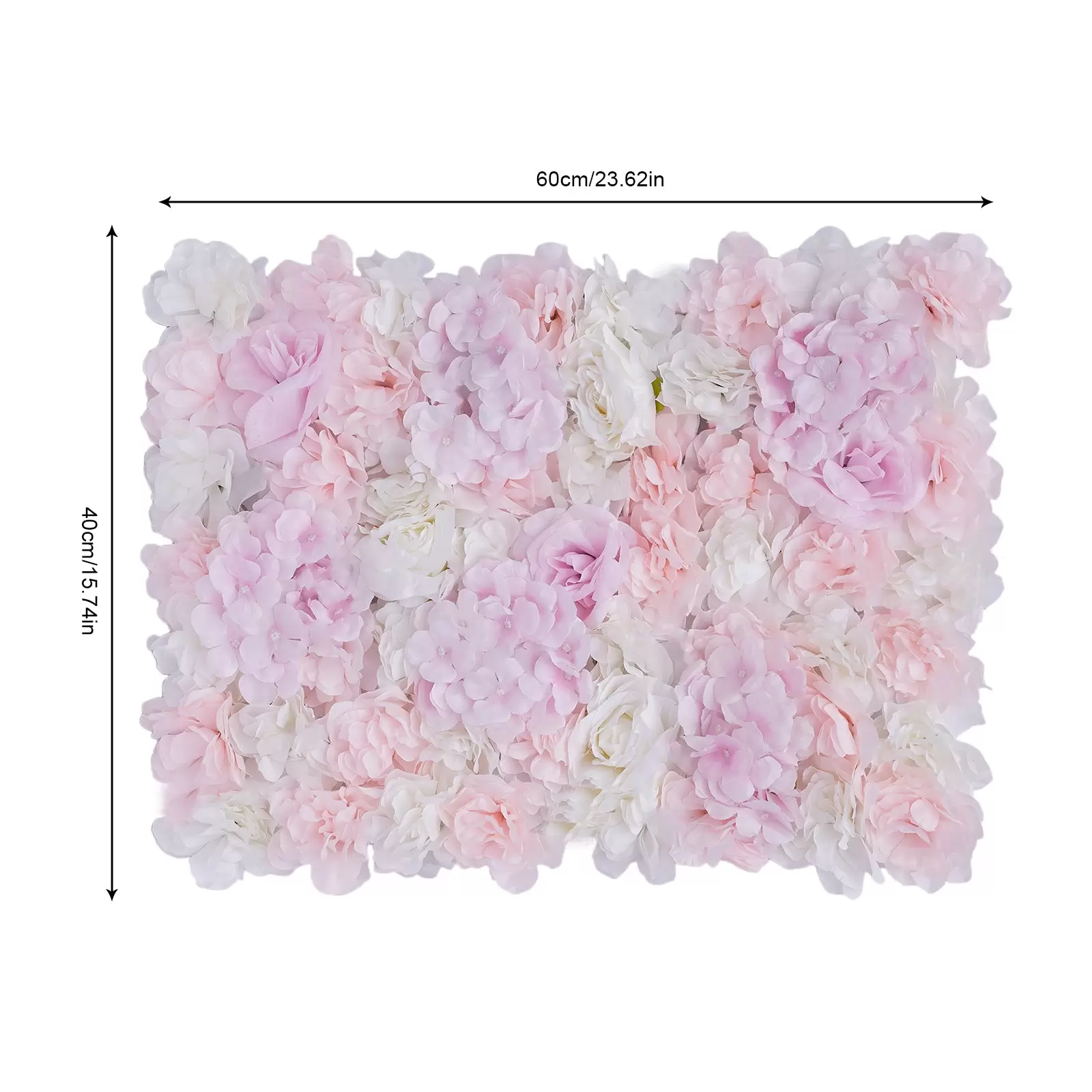 12x Künstliche Blumenwand Seidenblume Rosen-Hortensien Rosen-Hortensien Kunstblumen 60 x 40 cm 12x Künstliche Blumenwand Seidenblume Rosen-Hortensien Rosen-Hortensien Kunstblumen 60 x 40 cm