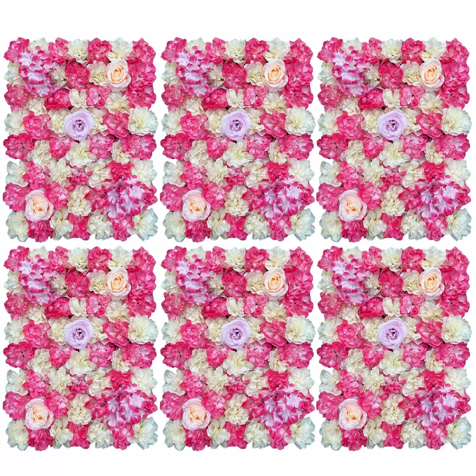 6 Stück Künstliche Blumen Säule Wand Kunstblumen Blumenwand Rosenwand 6 Stück Künstliche Blumen Säule Wand Kunstblumen Blumenwand Rosenwand
