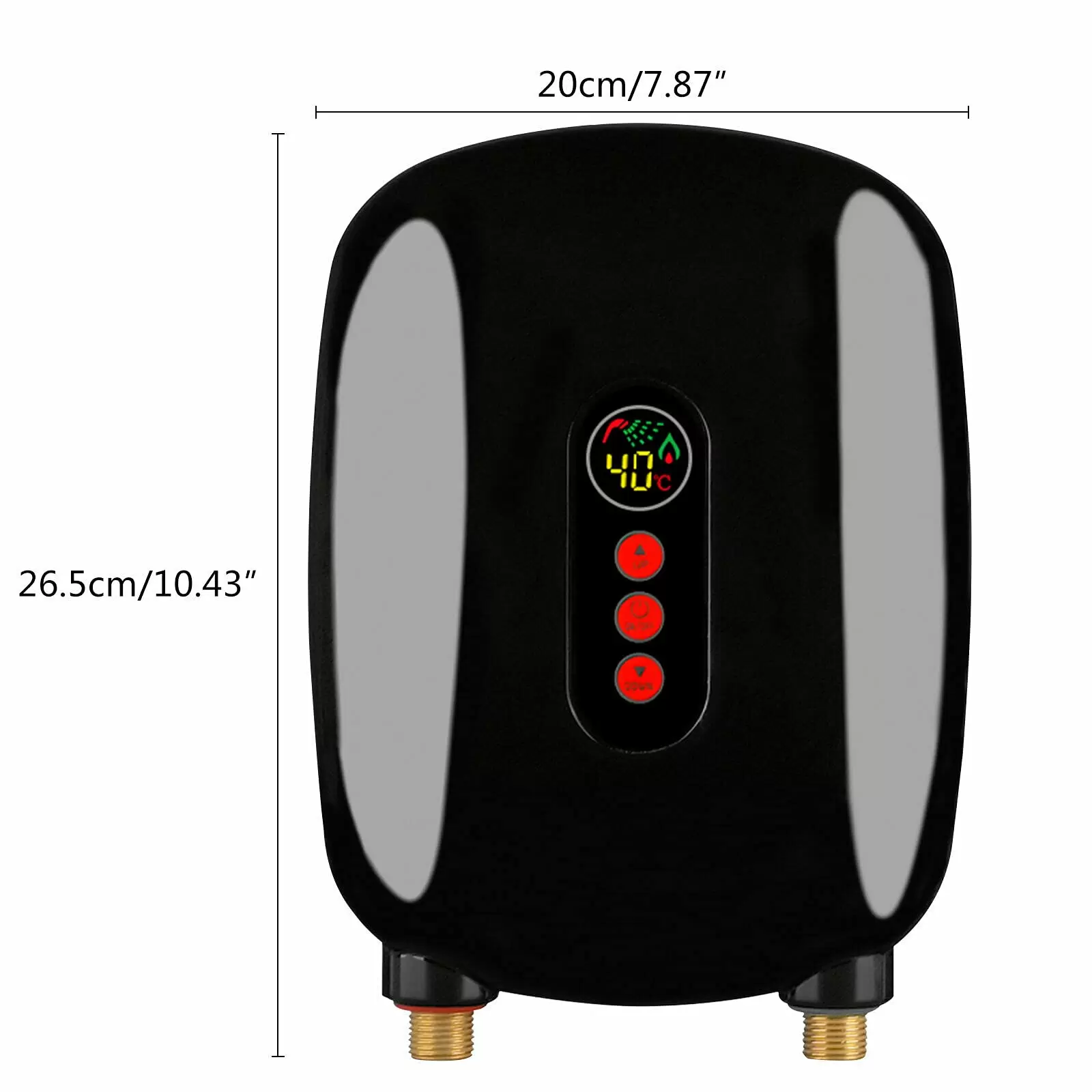 CNCEST 6,5kW 220V Elektronischer Mini Durchlauferhitzer Warmwasserbereiter