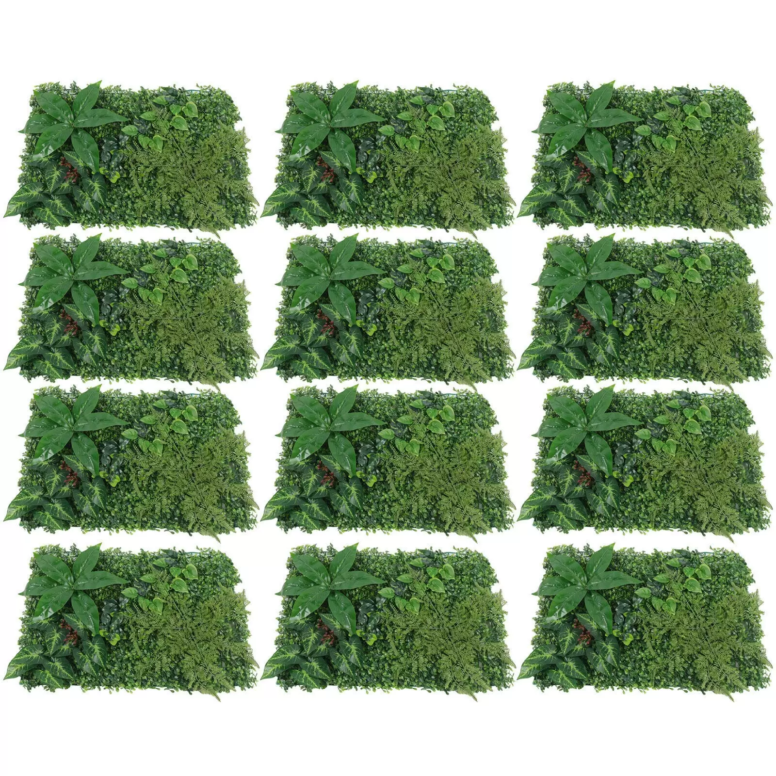 12 STÜCKE 60x40 Pflanzen Wand Pflanzenwand Künstliche Blattpflanzen Wand Pflanzenwand