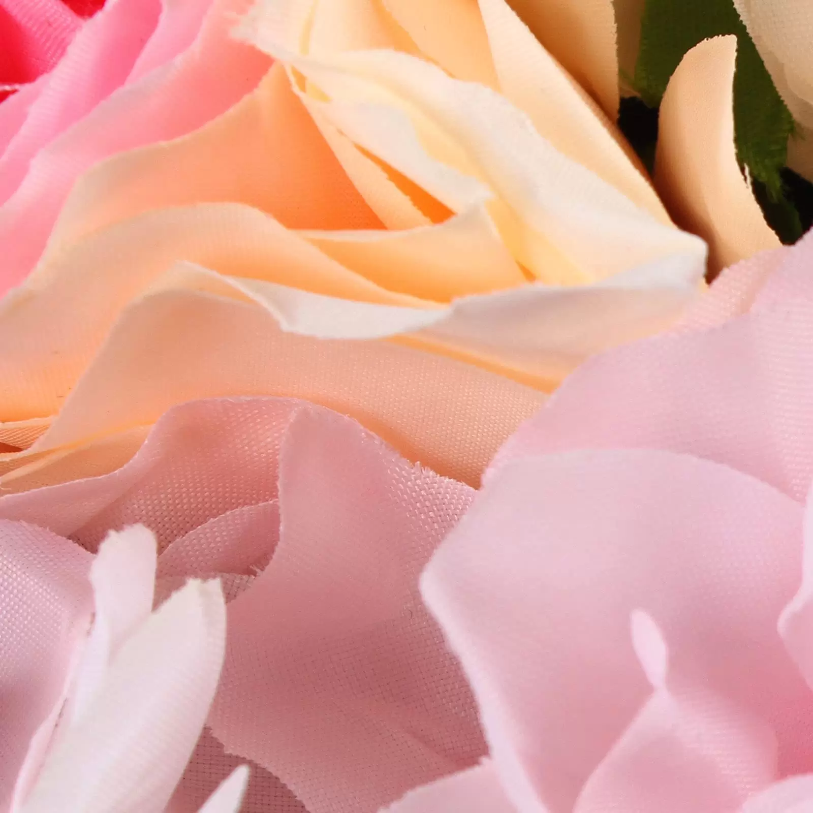 6 Stück Künstliche Blumenwand Hellrosa Champagner Rosenwand Hochzeit Blumendekor