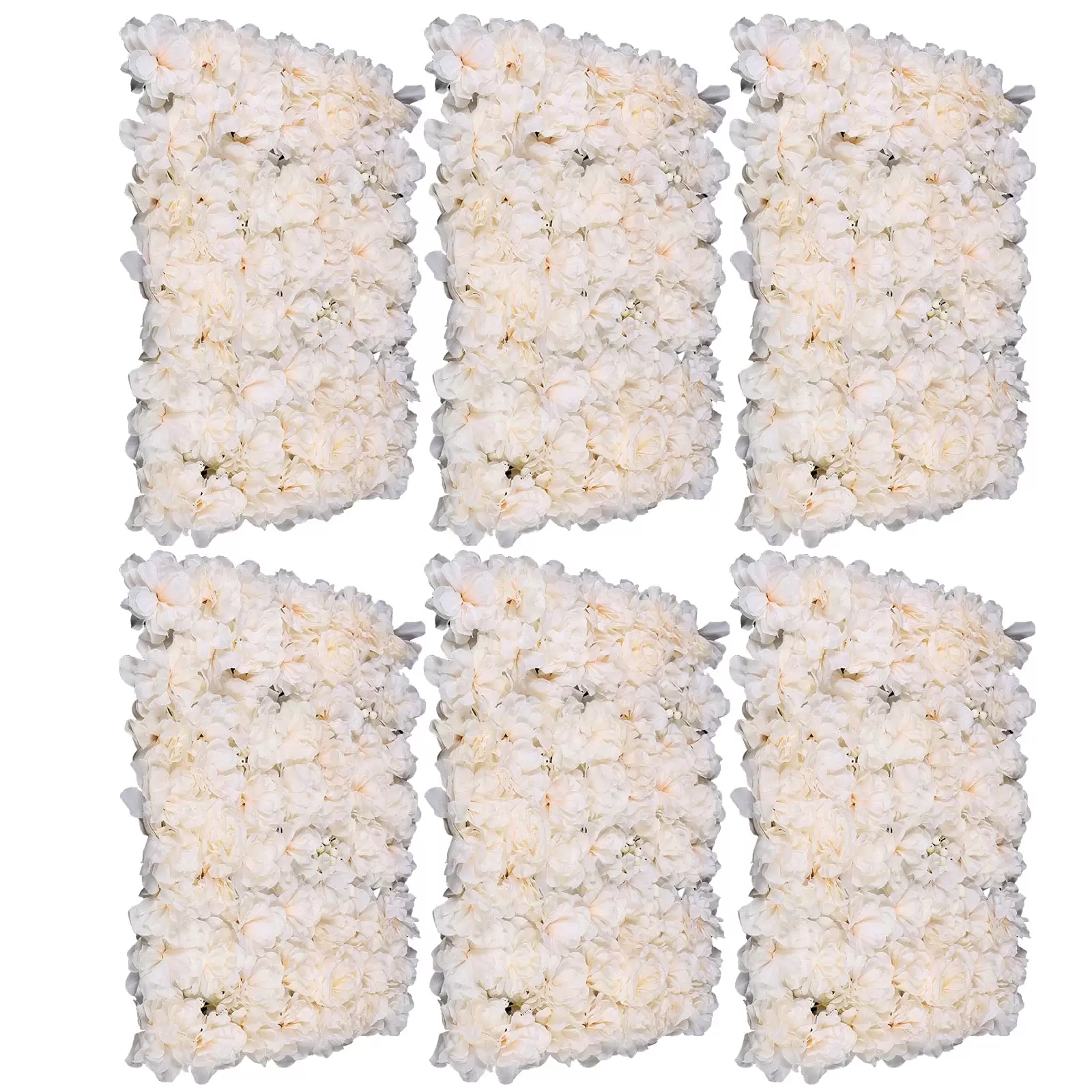 6Pcs 40*60cm Künstliche Blumen Säule Wand Kunstblumen Panel