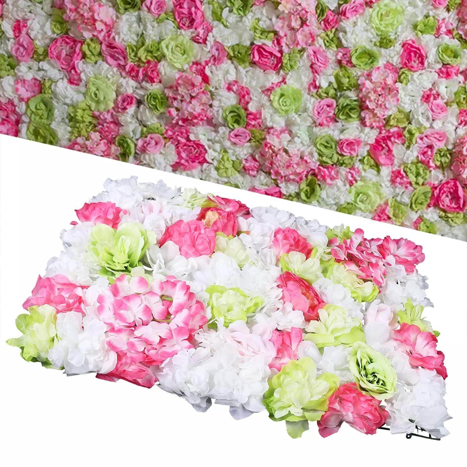 6 STÜCKE Blumenpaneele Künstliche Blumen Wandschirm Romantischer Blumenhintergrund 6 STÜCKE Blumenpaneele Künstliche Blumen Wandschirm Romantischer Blumenhintergrund