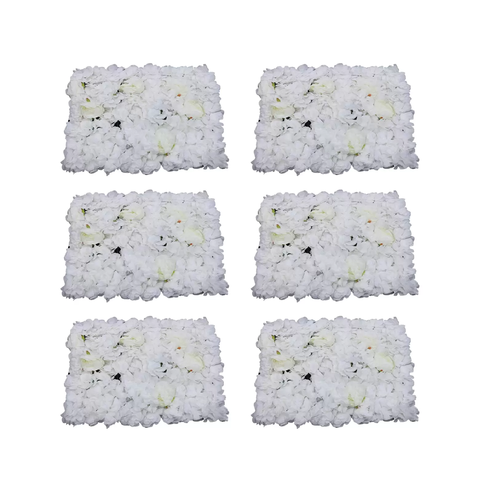 6Pcs 40*60cm Künstliche Blumen Säule Wand Kunstblumen Panel