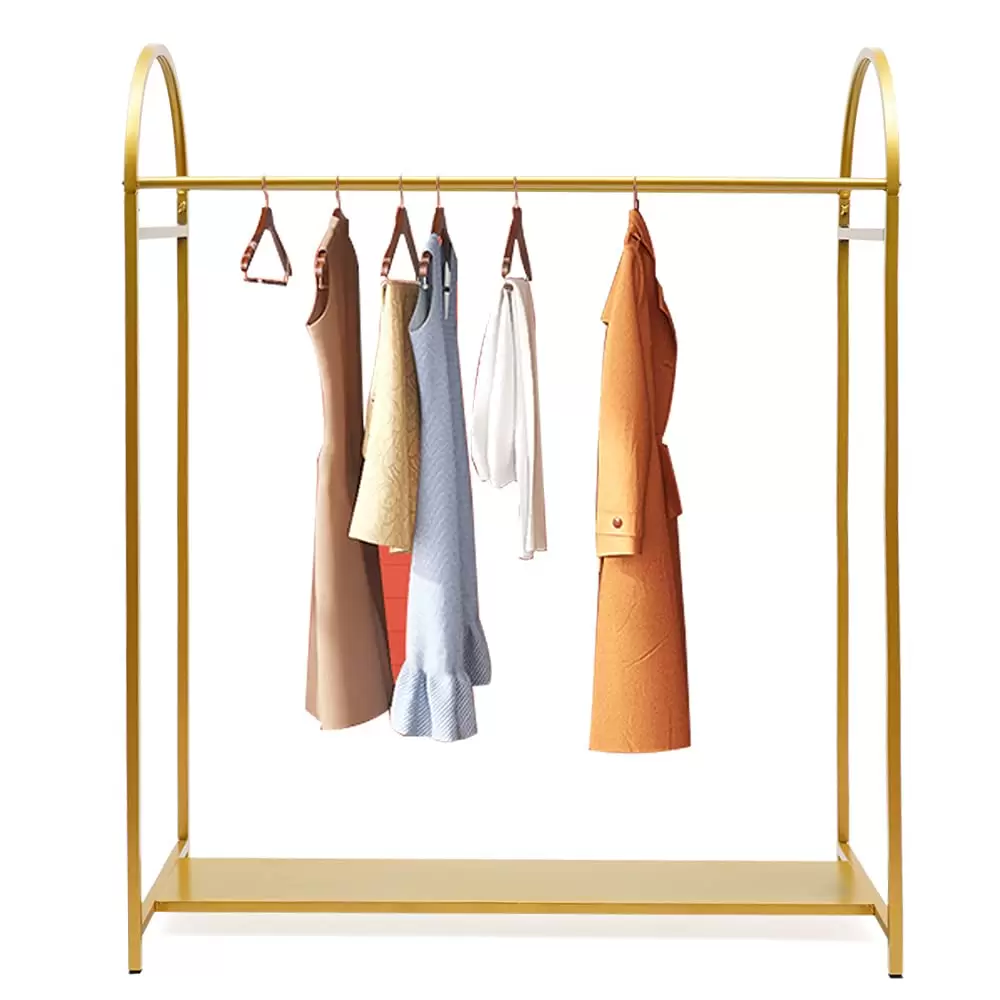 Quadrat Kleiderständer Gold Bogenständer Metall, Hochzeitskleid Braut Garderobenständer, Für Zuhause, Geschäft, Hochzeit