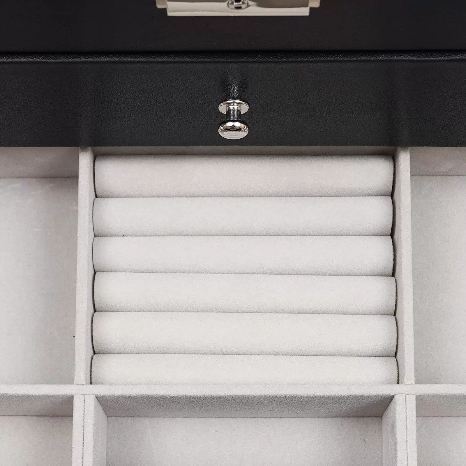 3 Schicht 12 Slots Männer Frauen Uhrenbox Uhrenschatulle Pu-Leder Schmuckschrank Schwarz 3 Schicht 12 Slots Männer Frauen Uhrenbox Uhrenschatulle Pu-Leder Schmuckschrank Schwarz