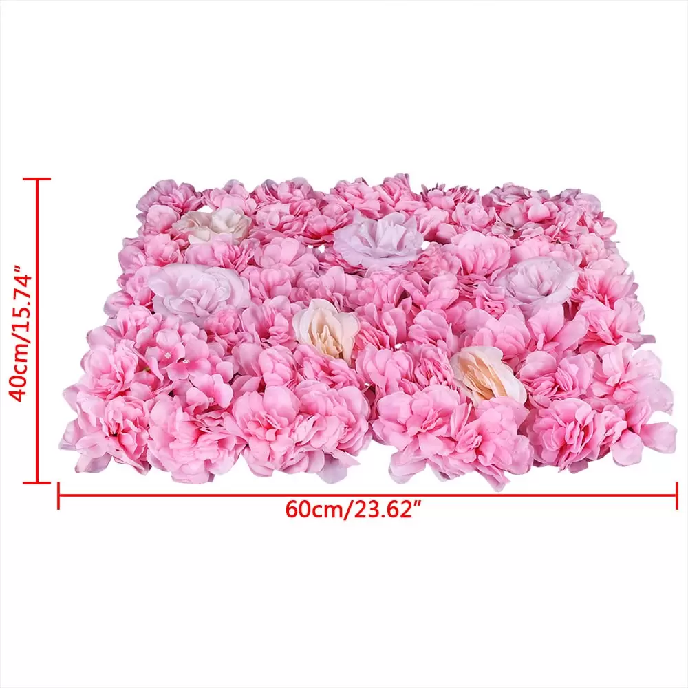 12x künstliche Blumenwand Rosenwand, DIY Hochzeitsstraße Hintergrund, Hintergrund künstliche Blumen für Dekoration, Hochzeit, Party 12x künstliche Blumenwand Rosenwand, DIY Hochzeitsstraße Hintergrund, Hintergrund künstliche Blumen für Dekoration, Hochzeit, Party