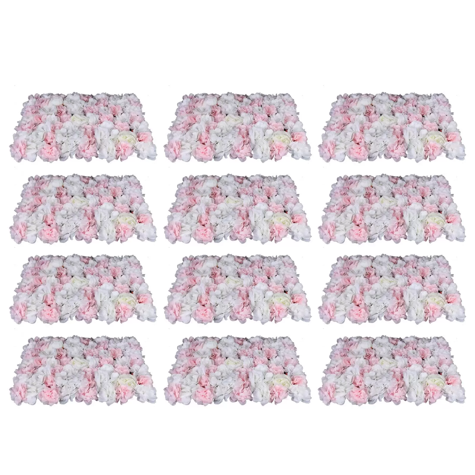 CNCEST 12 Stück Künstliche Blumenwand Rosenwand Für Party Hochzeit Garten Dekor DIY Hintergrund