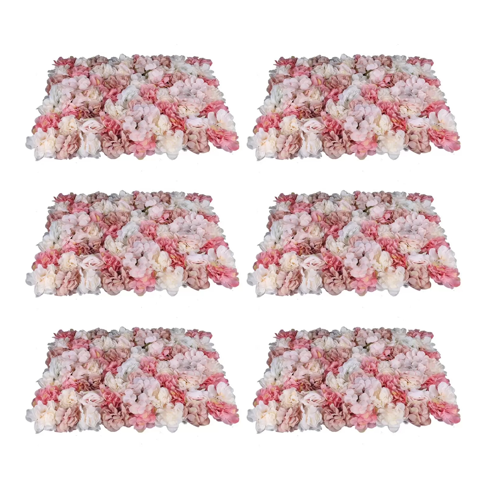 Künstliche Blumen Säule Wand 6X Künstliche Blumenwand Rosenwand DIY Schöne Hintergrunddekoration