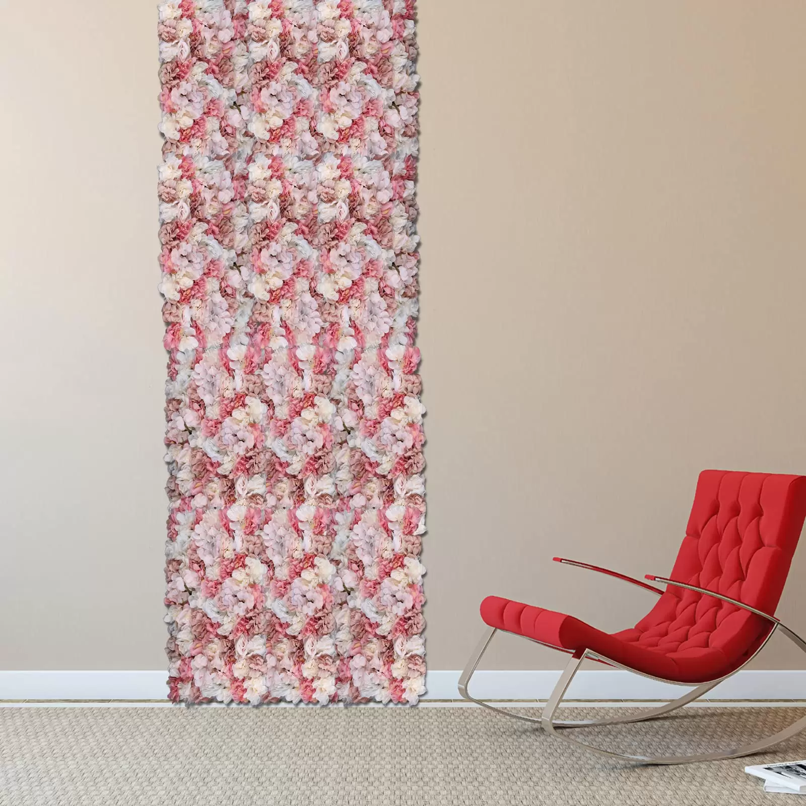 Künstliche Blumen Säule Wand 6X Künstliche Blumenwand Rosenwand DIY Schöne Hintergrunddekoration