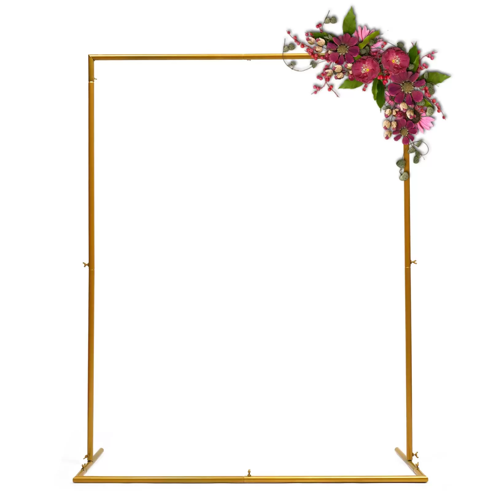 1.5X1.2M Gold Rosenbögen Eisen, Hochzeitsbogen Hochzeitshintergrund Für Hochzeit, Party, Kinderparty, Geburtstagsfeier