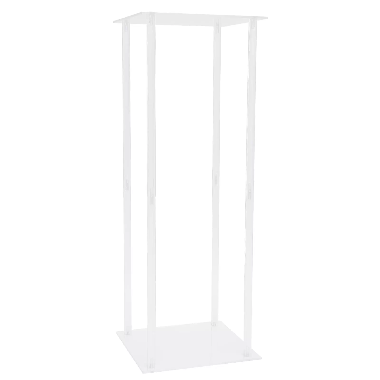 Acrylvasen Hochzeit Mittelstücke für Tische, Hochzeitsvase Säule, Klare Säulen Blumenständer
