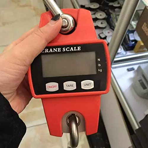 300KG Profi Digital Hängewaage,Tragbare Digitale LCD-Waage-Waage mit Haken