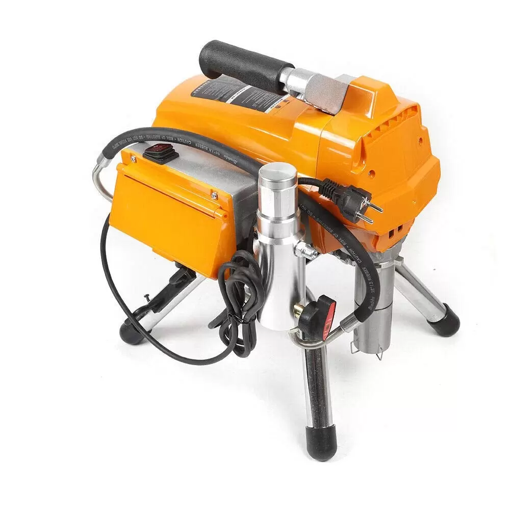 1200W Airless Farbsprühgerät Hochdruck Maschine+Spritzpistole Lackiergerät Farbsprühsystem