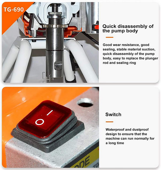 3KW 3000PSI Airless Farbsprühgerät Hochdruck Maschine+Spritzpistole Lackiergerät