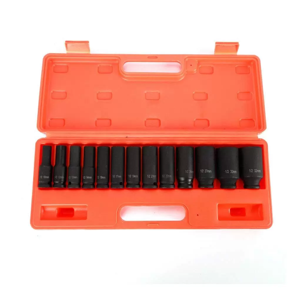 13-tlg (10-32mm) Schlagschraubernüsse KraftNüsse Kraft-Schlagschrauber-Nüsse
