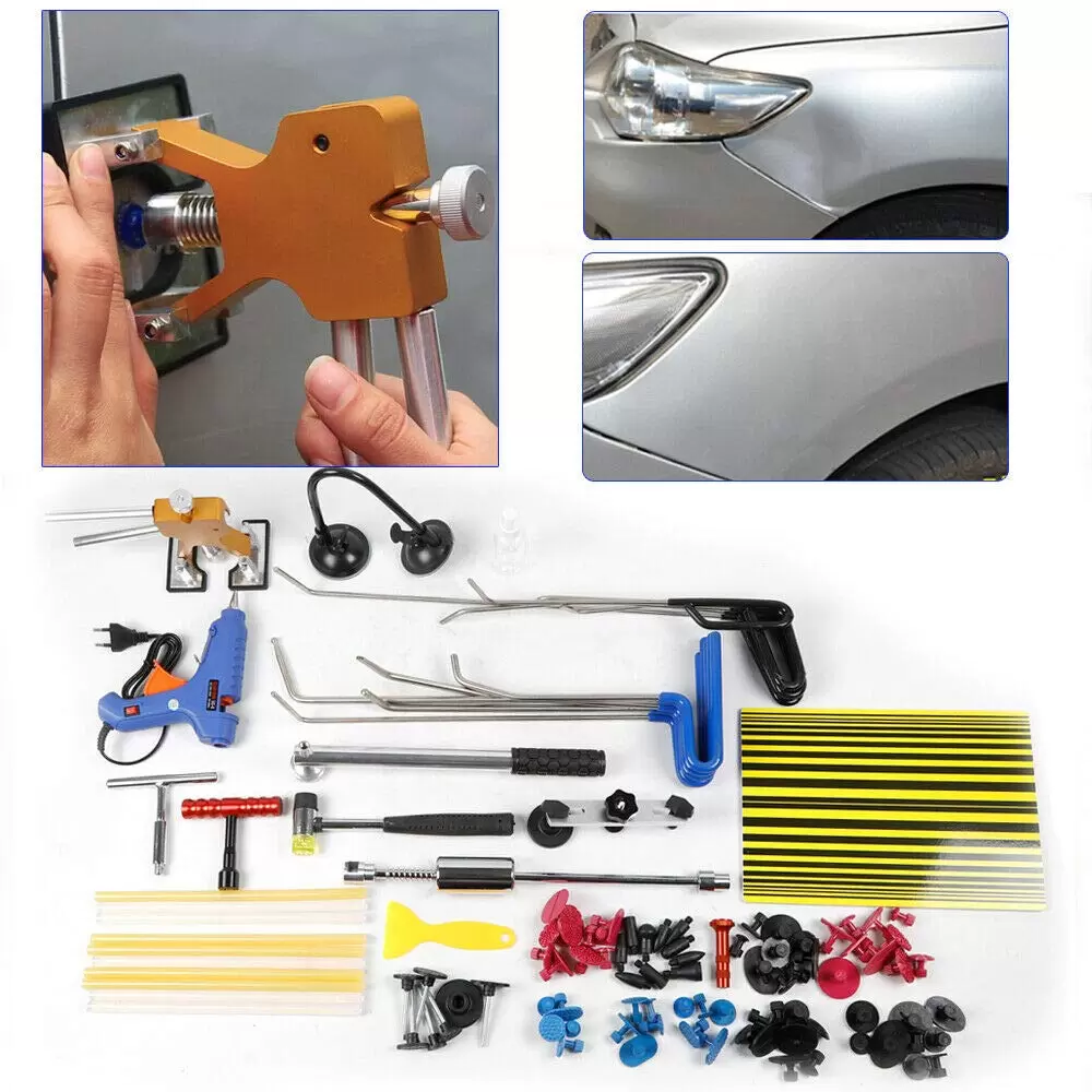 104 tlg Auto Dellen Reparatur Ausbeulwerkzeug Set Dellen Reparaturset