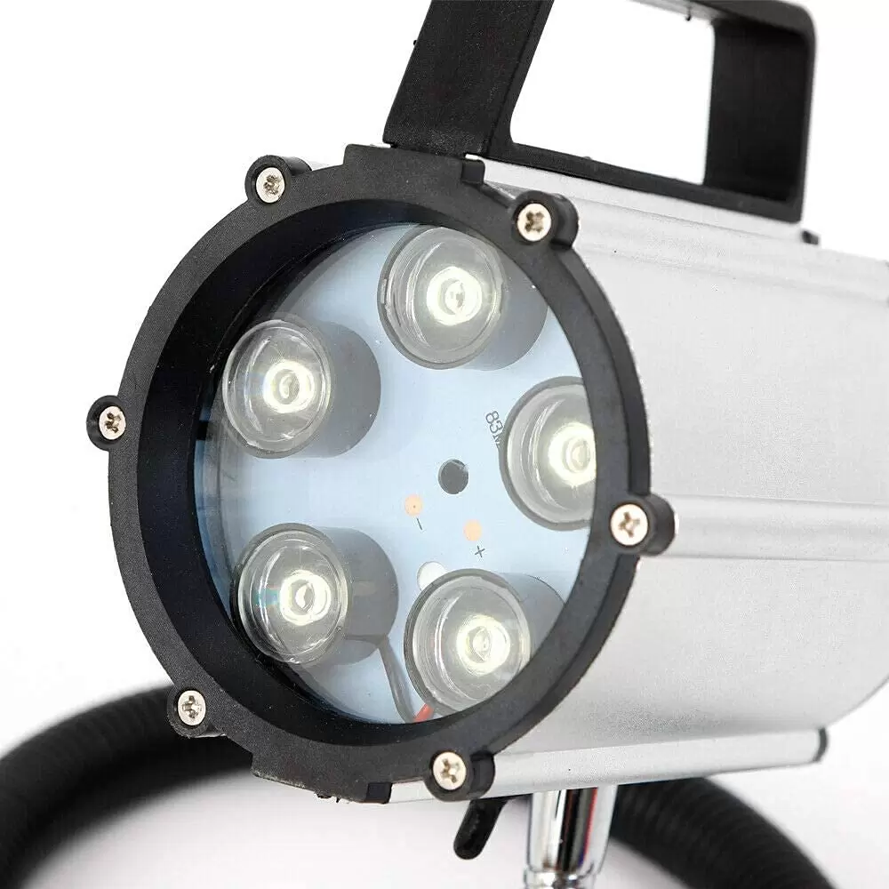 5W LED Drehmaschine Lampe Arbeitslicht Maschinenleuchte Wasserdicht Arm Licht  (Magnetfuß)