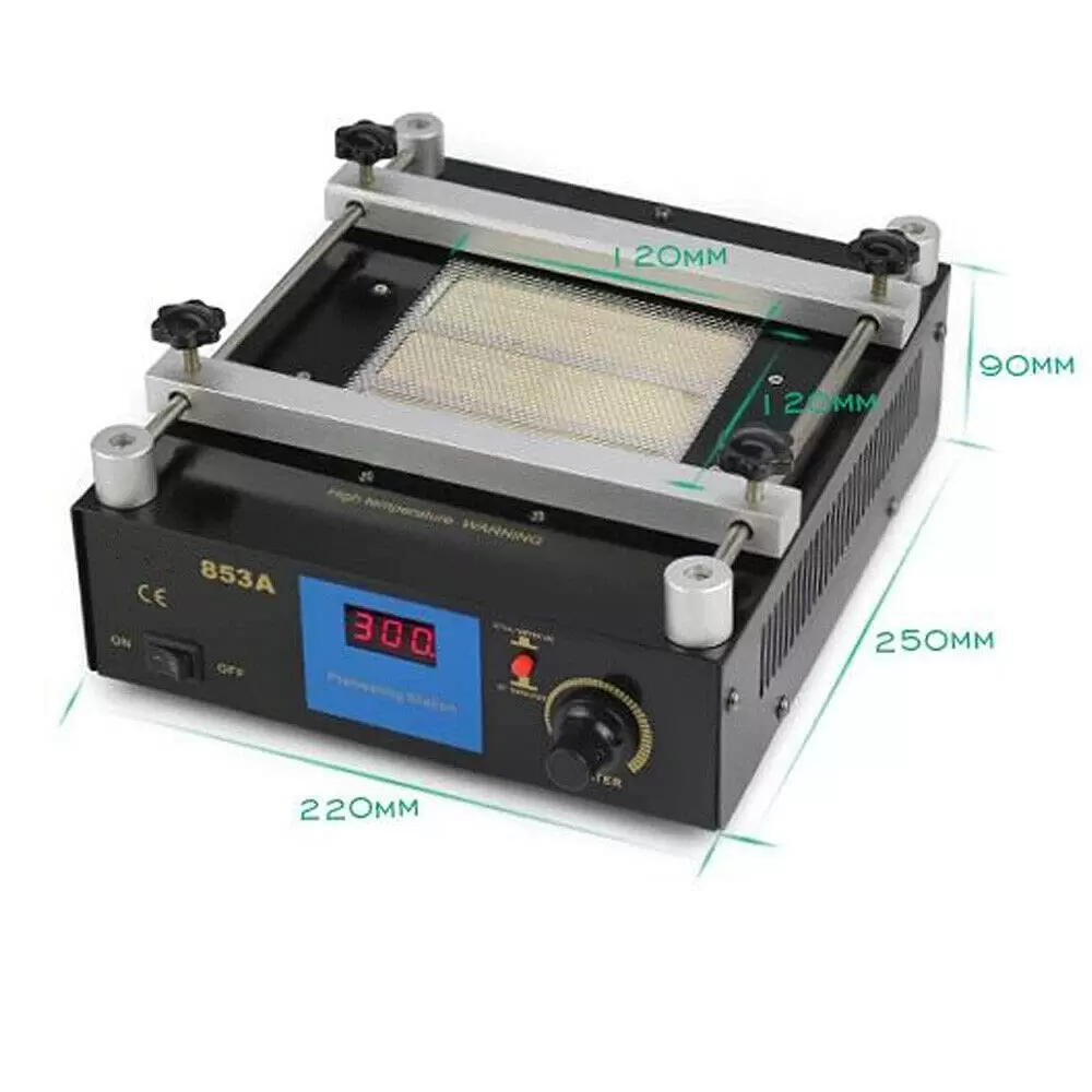 450W 220V Heizstation mit LED-Mikroplatte elektrische Heizplatte