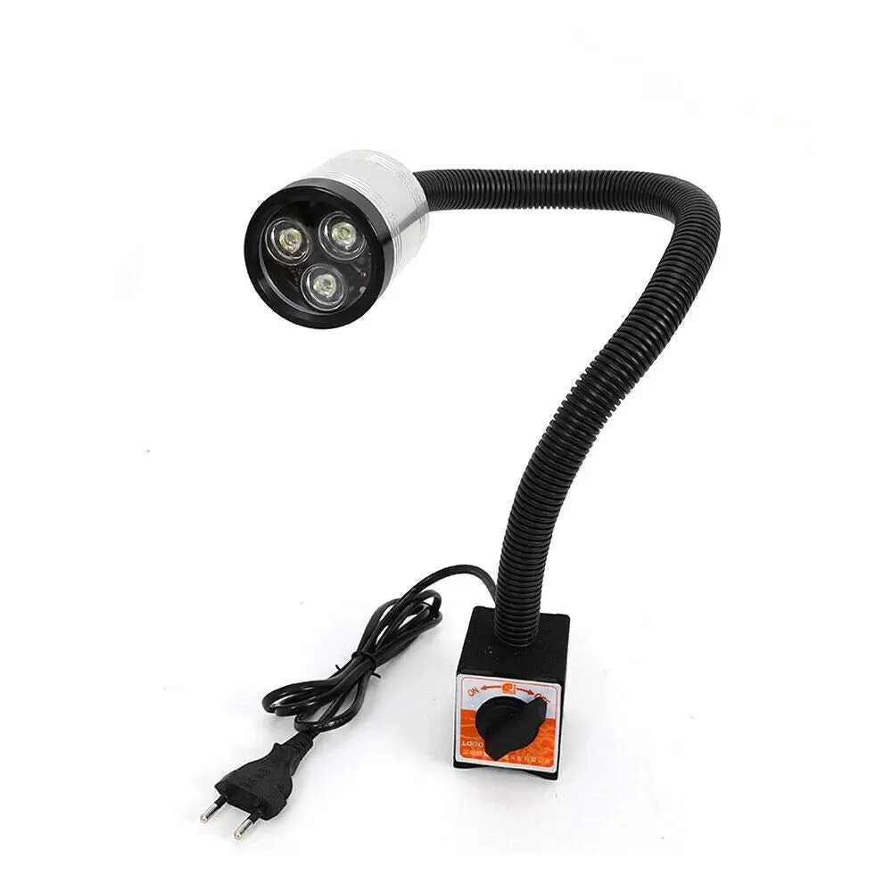 6W LED Magnetbasis Aluminiumlegierung Drehmaschine Lampe