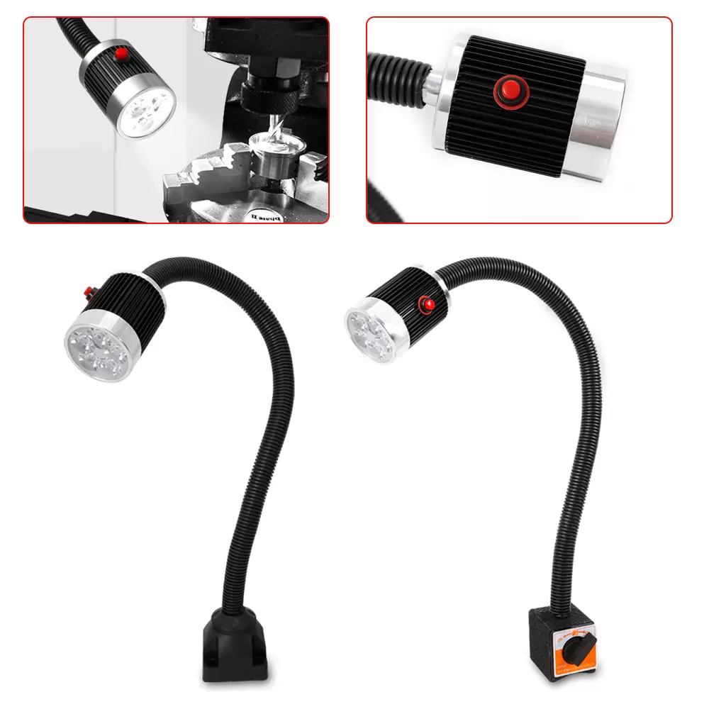 5W 500mm CNC Drehmaschine LED Arbeitsleuchte Fixed/Magnetische Base Lampe Licht